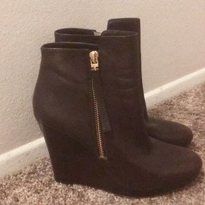 Michael Kors wedge booties